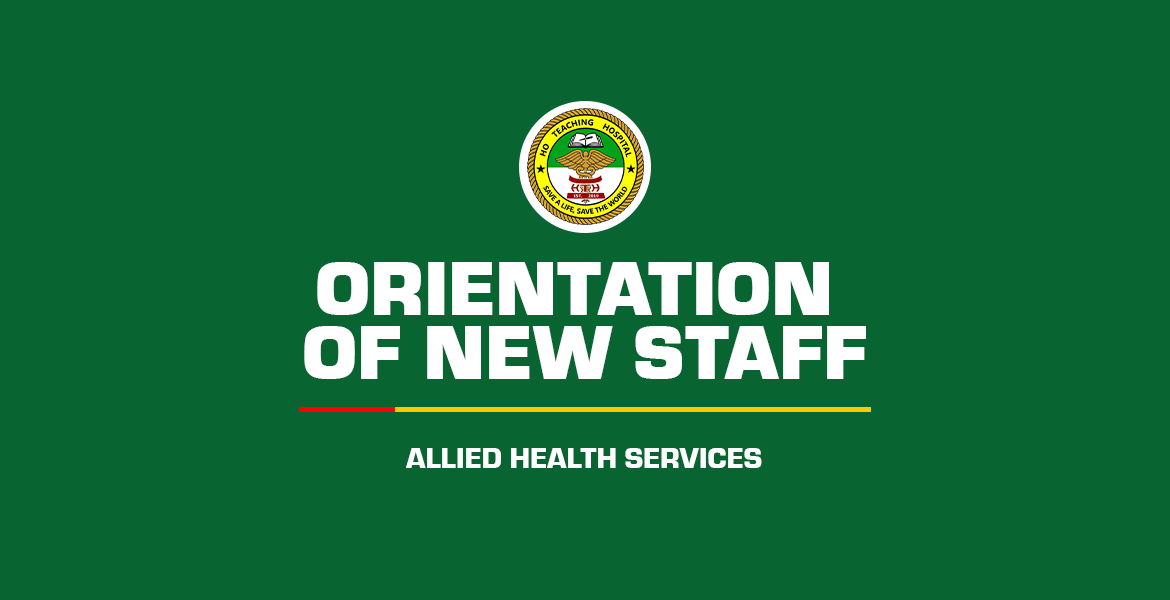 ORIENTATION OF NEW STAFF